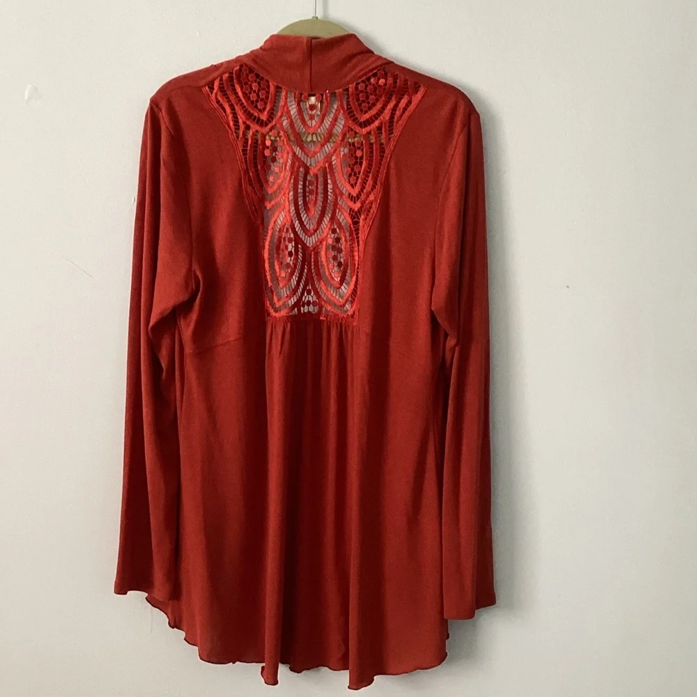 ONE WORLD Vibrant Open Front Cardigan 🏹 - Picture 3 of 6